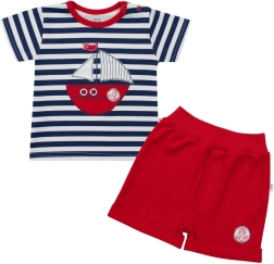 Infant set T-shirt and shorts NEW BABY Marine