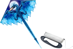 Suur sinine lohe pika sabaga 170 × 130 cm