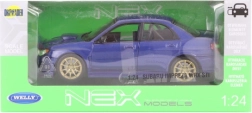 Metallist mudel Subaru Impreza WRX STI 1:24 avanevate detailidega