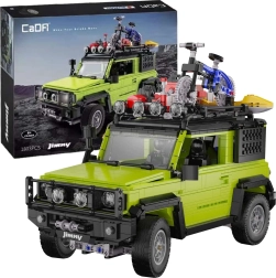 CaDA ehituskomplekt maastur 2in1 SUZUKI JIMNY, roheline, 1803 detaili