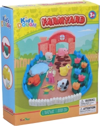 Kid's Dough plastiliin – farm – komplekt 4 topsi