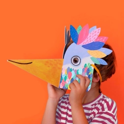 LONDJI maska kleebitavate lisadega Be Wild! Bird
