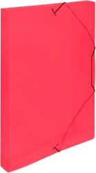Box with Elastic A4 Red