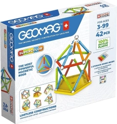 Magnetiline konstruktor Geomag Supercolor Panels Recycled, 42 osa