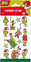 Ajutised Grinch’i tätoveeringud – motiivide komplekt