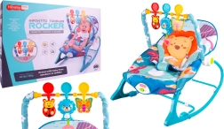 Värisev lamamistool Lõvi – Sinine