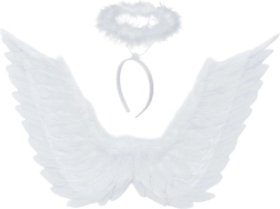 Valged inglitiivad koos aupaistaga 70 × 45 cm