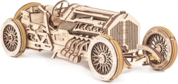 Ugears 3D puidust mehaaniline pusle U9 võidusõiduauto Grand Prix