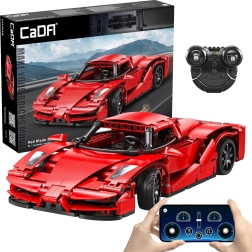 CaDA RC sportauto Red Blade ehituskomplekt, 32 cm, 405 osa, Dual Mode
