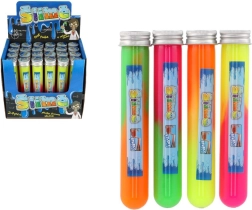 Lima katseklaasis, eri värvid