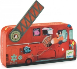 DJECO Fire Truck Puzzle 16 Pieces