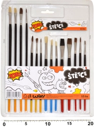 15-osaline pintslikomplekt