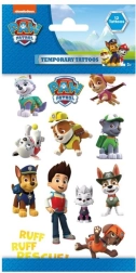 Ajutised tätoveeringud Paw Patrol – 12 tk