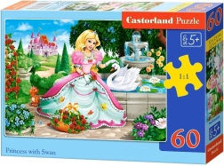 Puzzle 60 tükki - Printsess luigega