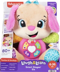 Interaktiivne plüüsist koeratüdruk FISHER-PRICE Laugh & Learn Smart Stages, mitmekeelne