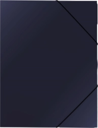 Folder with Elastic Band A4 Blue