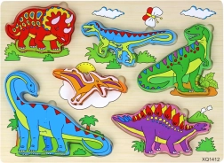 Puidust 3D pusle lastele – loogikamäng dinosauruseteemal