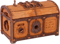 Põgenemistuba Aardelaegas puidust 3D-pusle