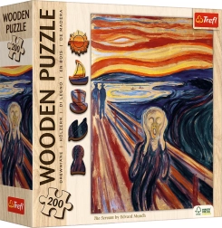 TREFL puidust kahepoolsed pusled – EDVARD MUNCH: Karje, 200 tükki