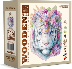 Puidust pusle WOODEN CITY müstiline tiiger – 505 tükki