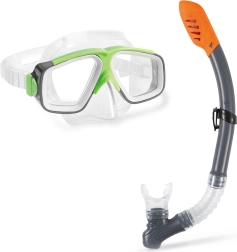 Intex Reef Rider Children's Diving Mask and Snorkel – With green elements