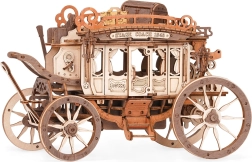Wooden Mechanical Music Box – Stagecoach 3D Puzzle
