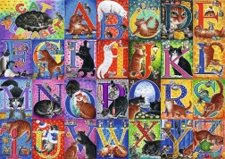 Puzzle 500 tükki – kassialfabeet Trefl