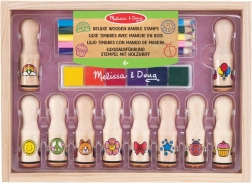 Melissa & Doug luksuslik puidust laste templite komplekt