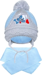 Talvine laste müts salliga New Baby koerake tumesinine (3–4 aastat)