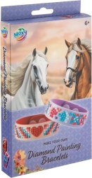 Moxy teemantmaalimine – käevõrude valmistamise komplekt Horse Collection (2 tk)