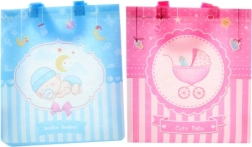 Kinkekott beebi sünni puhul, plastist, 27 × 29 × 12 cm