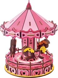 Puidust 3D pusle Karussell