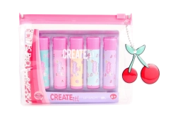 Huulepalsamite komplekt kotis 5 tk CREATE IT!