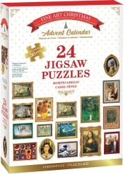 EUROGRAPHICS Fine Art Advent Calendar Puzzle 24×50 pieces