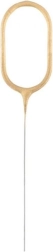 Gold sparkler number zero