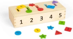Bigjigs Toys värvide, kujundite ja numbrite sorteerimine