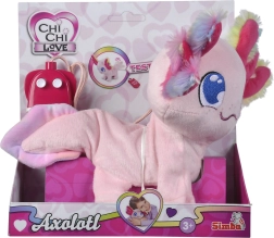 Interaktiivne plüüsist aksolotl CHI CHI LOVE 20 cm juhtmega juhtimisega