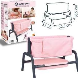 Smoby maxi-cosi quinny nukuvoodi nukkudele 38 cm, panipaiga ja reguleeritava kõrgusega