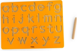 Viga väikeste tähtede kirjutamise harjutustahvel