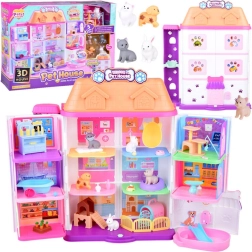 Kokkupandav lemmikloomamaja Pet House – komplekt figuuride ja tarvikutega