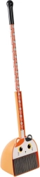 Kids’ brush and dustpan set orange cat