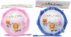 Plastic drum for kids with drumsticks