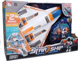 Kosmoselaev astronaudiga ja efektidega