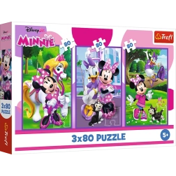 Pusle 3x80 Minnie ja sõbrad Disney Trefl