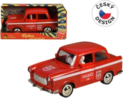 Retro tuletõrjeauto hoorattal