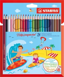 STABILO Aquacolor akvarellvärvipliiatsite komplekt