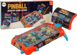 Tabletop pinball with LED lights and digital score