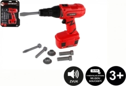 Akutrell lisatarvikutega, töötab patareidega