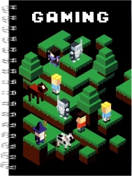 Pixel Game A5 notebook
