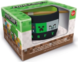 Minecrafti ramenikauss ja söögipulgad kinkekomplekt